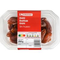 Dátil sin hueso EROSKI, tarrina 250 g