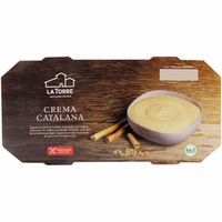Crema catalana LA TORRE, pack 2x120 g