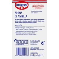 Aroma de vainilla Dr. Oetker 8 ml.