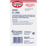 Aroma de limón DR. OETKER, bote 8 ml