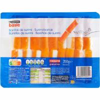 Barretes de surimi EROSKI basic, safata 350 g