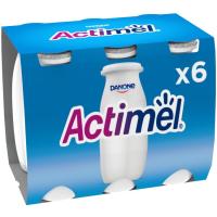 Yogur para beber natural ACTIMEL, pack 6x100 ml