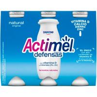 Yogur para beber natural ACTIMEL, pack 6x100 ml