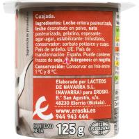 Quallada natural EROSKI, pack 4x125 g