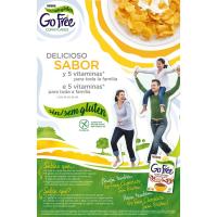 Corn Flakes sense gluten NESTLÉ Go Free, caixa 375 g