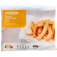 Rabas empanadas EROSKI, bolsa 400 g