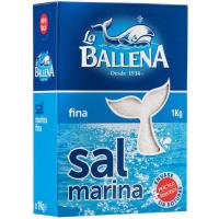 Sal marina fina LA BALLENA, paquete 1 kg