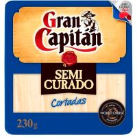 Formatge semicurat GRAN CAPITAN, cunya tallat 230 g