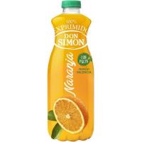 Suc de taronja amb polpa DON SIMON, ampolla 1 litre