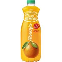 Zumo de naranja sin pulpa DON SIMON, botella 1 litro