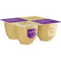 Crema de vainilla desnatada DANONE Vitalínea, pack 4x120 g