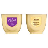 Crema de vainilla desnatada DANONE Vitalínea, pack 4x120 g