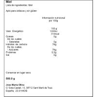 Miel de eucalipto MAS BURET, frasco 500 g
