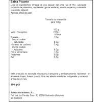 Salsa picant SALSAS ASTURIANAS, flascó 105 g