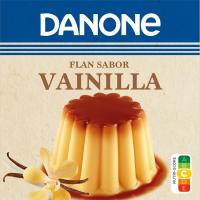 Flam de vainilla DANONE, pack 4x110 g