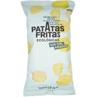 Patatas fritas sin sal girasol VERITAS, bolsa 125 g