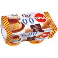 Flam 0% sucre afegit 0% matèria grassa DHUL, pack 4x100 g