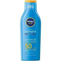 Leche solar FP50 NIVEA Protege&Broncea, bote 200 ml