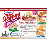 Pannini crispy bacón DR OETKER, caja 250 g