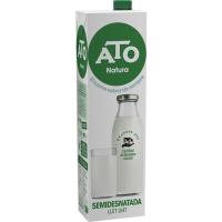 Llet semidesnatada ATO, brik 1 litre