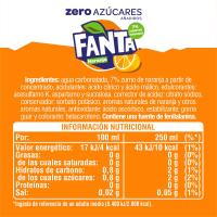 Refresco de naranja FANTA Zero, pack 2x2 litros