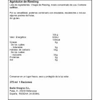 Vinagre agridulce RIESLING CASTELL DE GARDENY, botella 375 ml