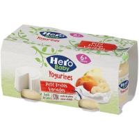 Petit de frutas variadas HERO, pack 2x80 g