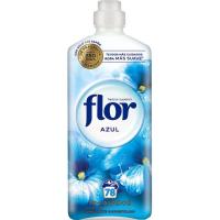 Suavizante concentrado azul FLOR, botella 78 dosis