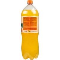Refresco de naranja Zero EROSKI, botella 2 litros