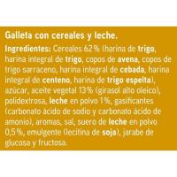 Galeta 5 cereals-llet EROSKI, caixa 400 g