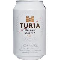 Cerveza TURIA, lata 33 cl