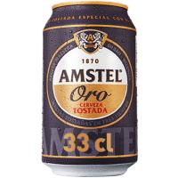 Cervesa AMSTEL Oro, llauna 33 cl