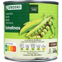 Pèsol extrafí EROSKI, llauna 280 g