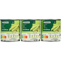 Guisante extrafino EROSKI, pack 3x140 g