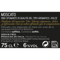 Vi blanc Moscato VITE SELVATE, ampolla 75 cl