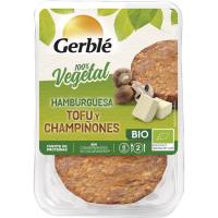 Hamburguesa de tofu-champiñón GERBLÉ BIO, pack 2x80 g