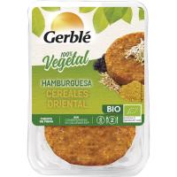 Hamburguesa de cereales orientales GERBLÉ BIO, bandeja 160 g