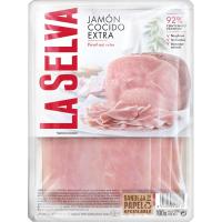 Jamón cocido extra LA SELVA, sobre 100 g