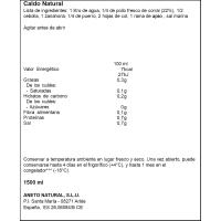 Caldo natural de pollo ANETO, brik 1 litro + 50%