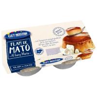 Flam de formatge va matar LLET NOSTRA, pack 4x100 g