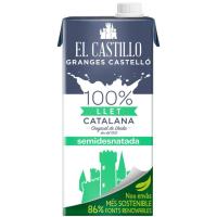 Llet semi EL CASTILLO, brik 1 litre