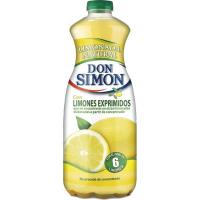 Refresco sin gas sabor limón DON SIMÓN, botella 1,5 litros