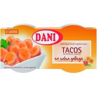 Tacos del potón del pacífico en salsa gallega DANI, pack 2x78 g