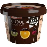 Fondue de chocolate 72% cacao TORRAS, tarrina 220 g