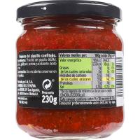 Pimiento de piquillo confitado EROSKI SELEQTIA, frasco 230 g