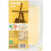 Queso Edam tierno EROSKI, lonchas, bandeja 200 g