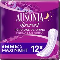 Compresa maxi AUSONIA Discreet, paquete 12 uds