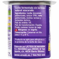 Preparat lacti s/ lactosa natural azucar. EROSKI, pack 4x125 g