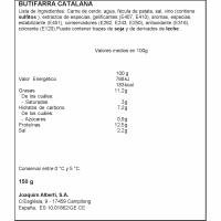 Butifarra cocida catalana LA SELVA, pieza 150 g