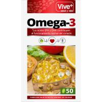 Perlas de Omega3 VIVE+, caja 48 cápsulas